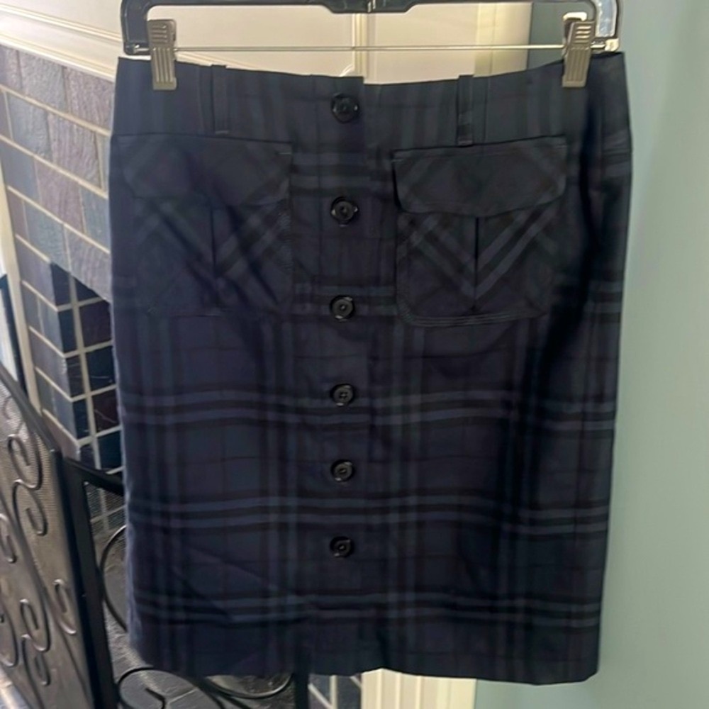 💥Rare Burberry Wool Plaid/Nova Check Skirt - Picture 5 of 16